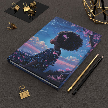 Under a Blue Moon - Standard Hardcover Journal   Under a Blue Moon - Standard Hardcover Journal Wishstoria