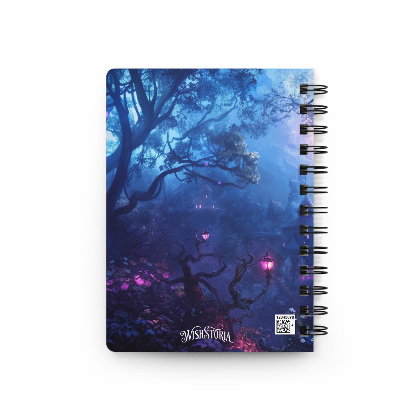 Spiral Lined Notebook - Enchanting Treehouse   Spiral Lined Notebook - Enchanting Treehouse Wishstoria