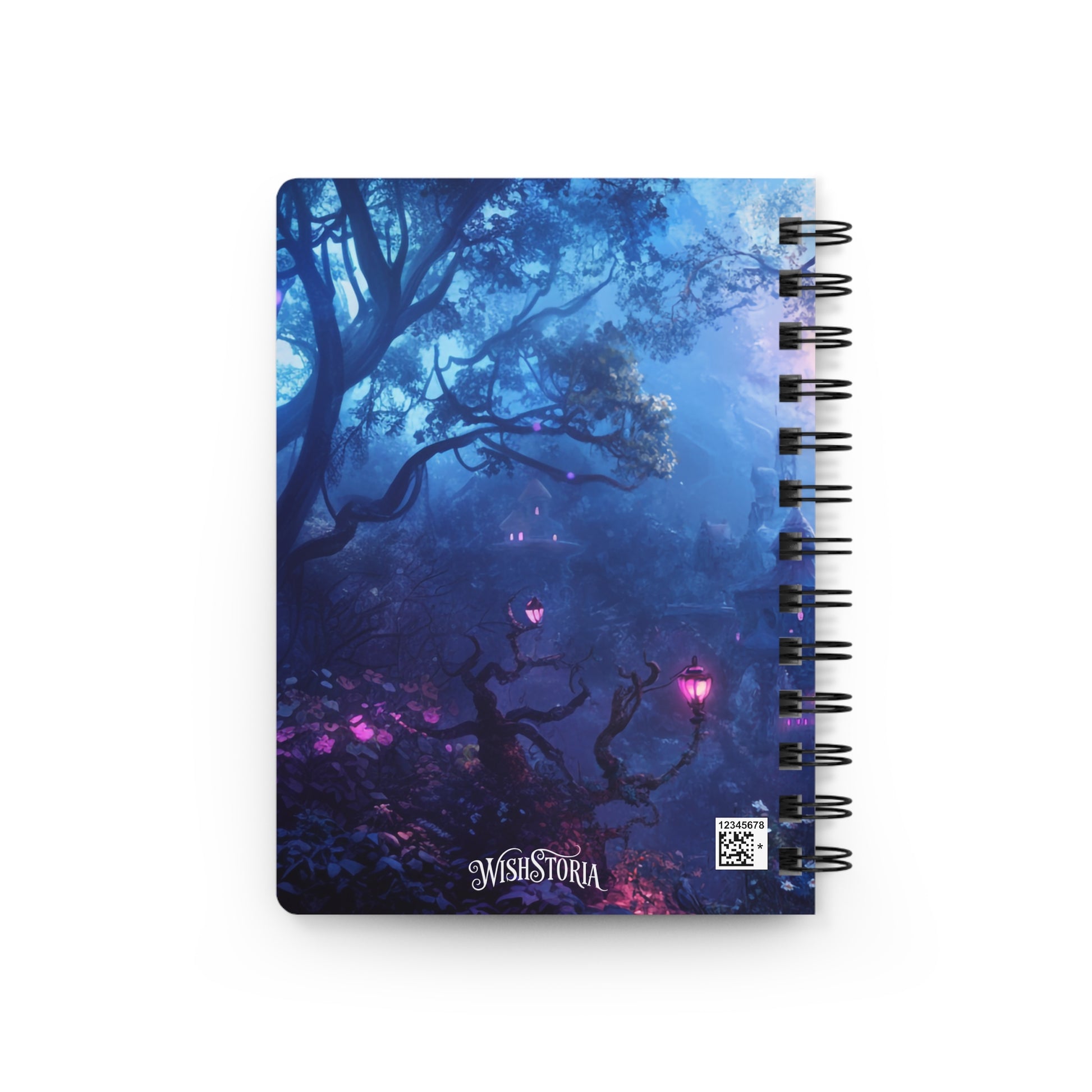 Spiral Lined Notebook - Enchanting Treehouse   Spiral Lined Notebook - Enchanting Treehouse Wishstoria