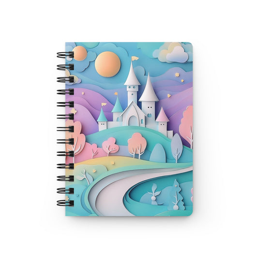 Spiral Bound Journal - Pastel Paper Kingdom Wishstoria Stationery Store