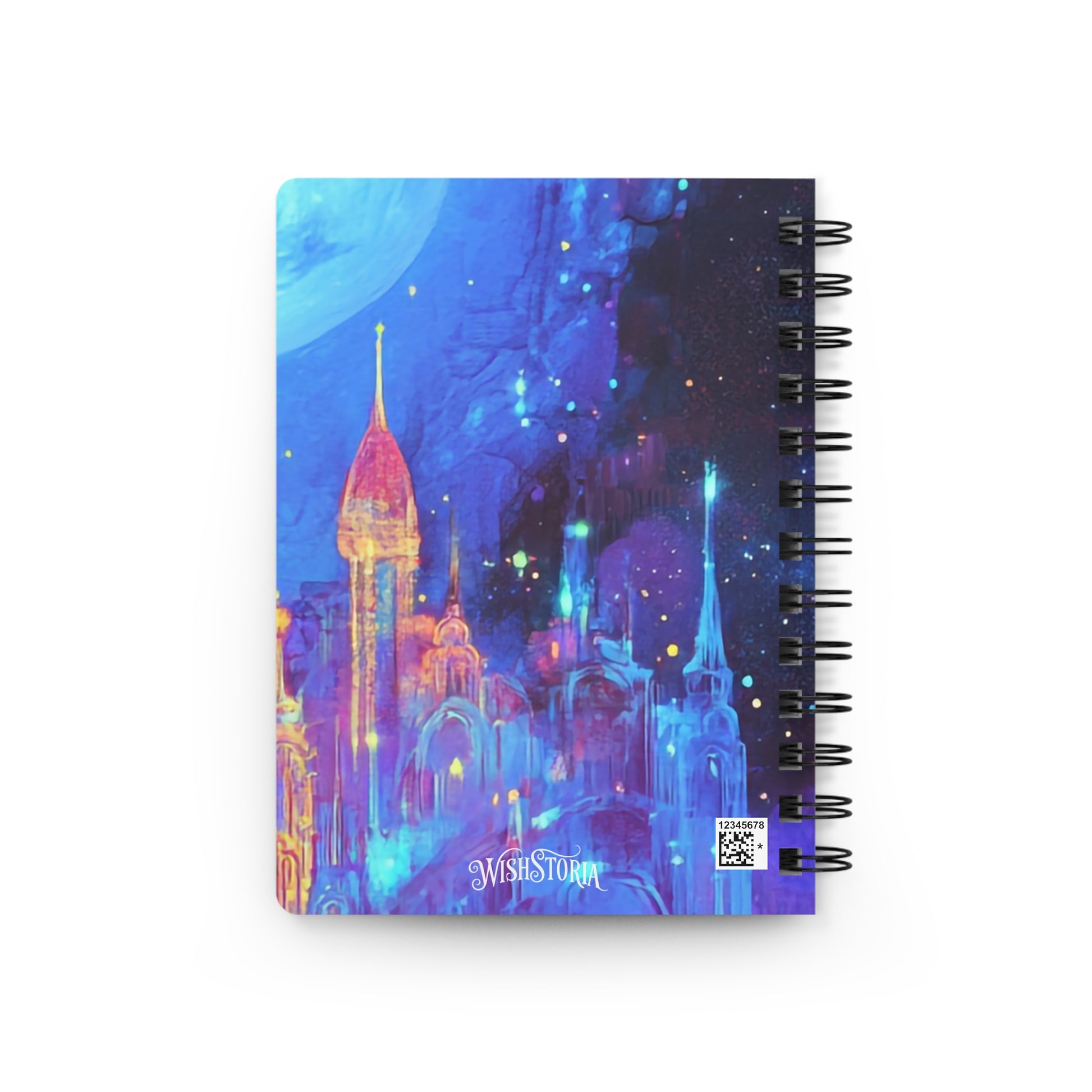Spiral Lined Notebook - Illuminated Princess   Spiral Lined Notebook - Illuminated Princess Wishstoria