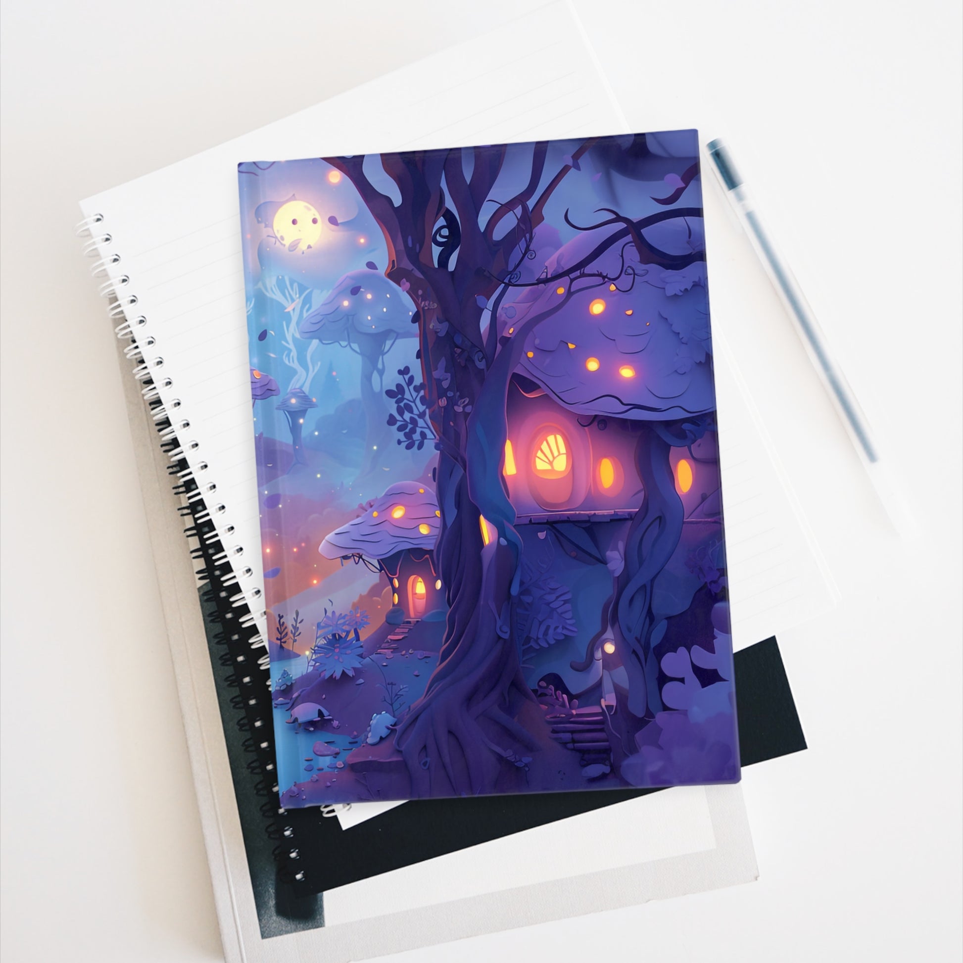 Fairy Village - Mini Hardcover Journal   Fairy Village - Mini Hardcover Journal Wishstoria