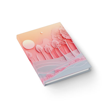 Dreamy Pink Forest - Mini Hardcover Journal   Dreamy Pink Forest - Mini Hardcover Journal Wishstoria