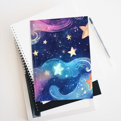 Dreamy Night Sky - Mini Hardcover Journal   Dreamy Night Sky - Mini Hardcover Journal Wishstoria