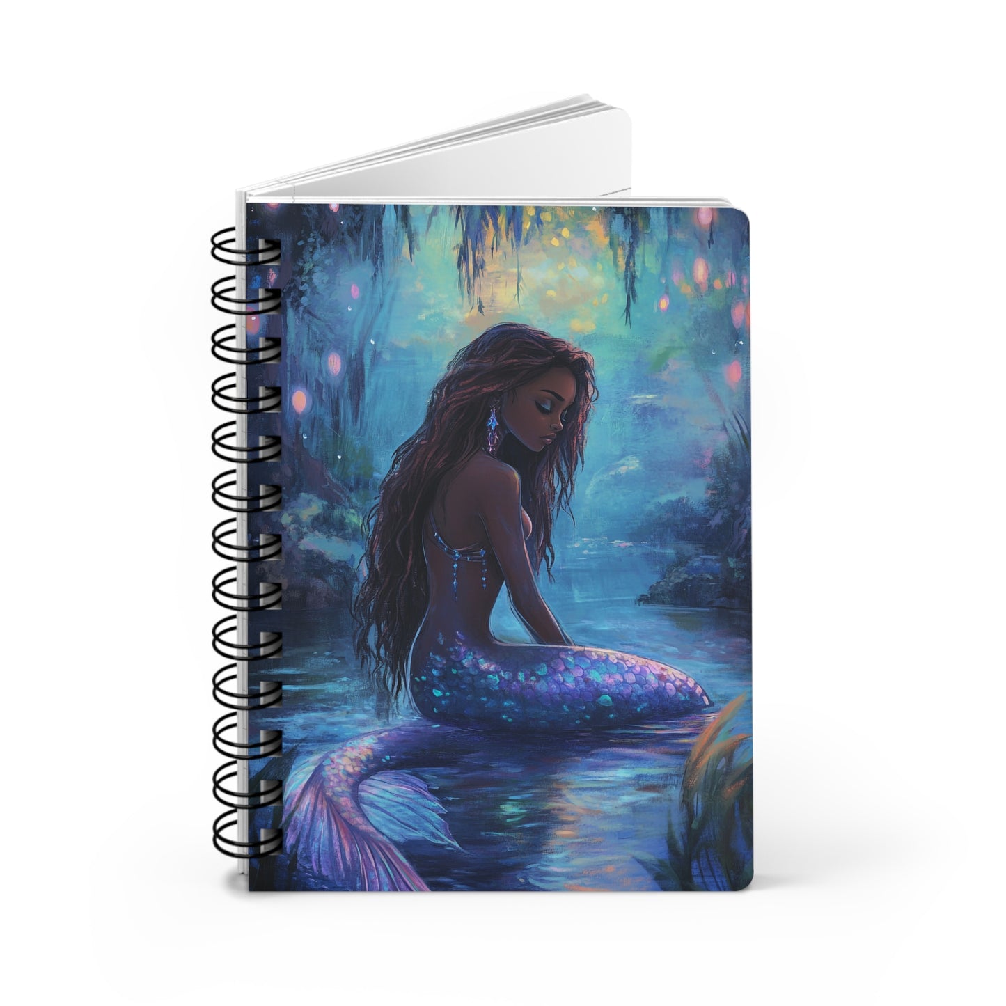 Spiral Bound Journal - Serene Mermaid   Spiral Bound Journal - Serene Mermaid Wishstoria