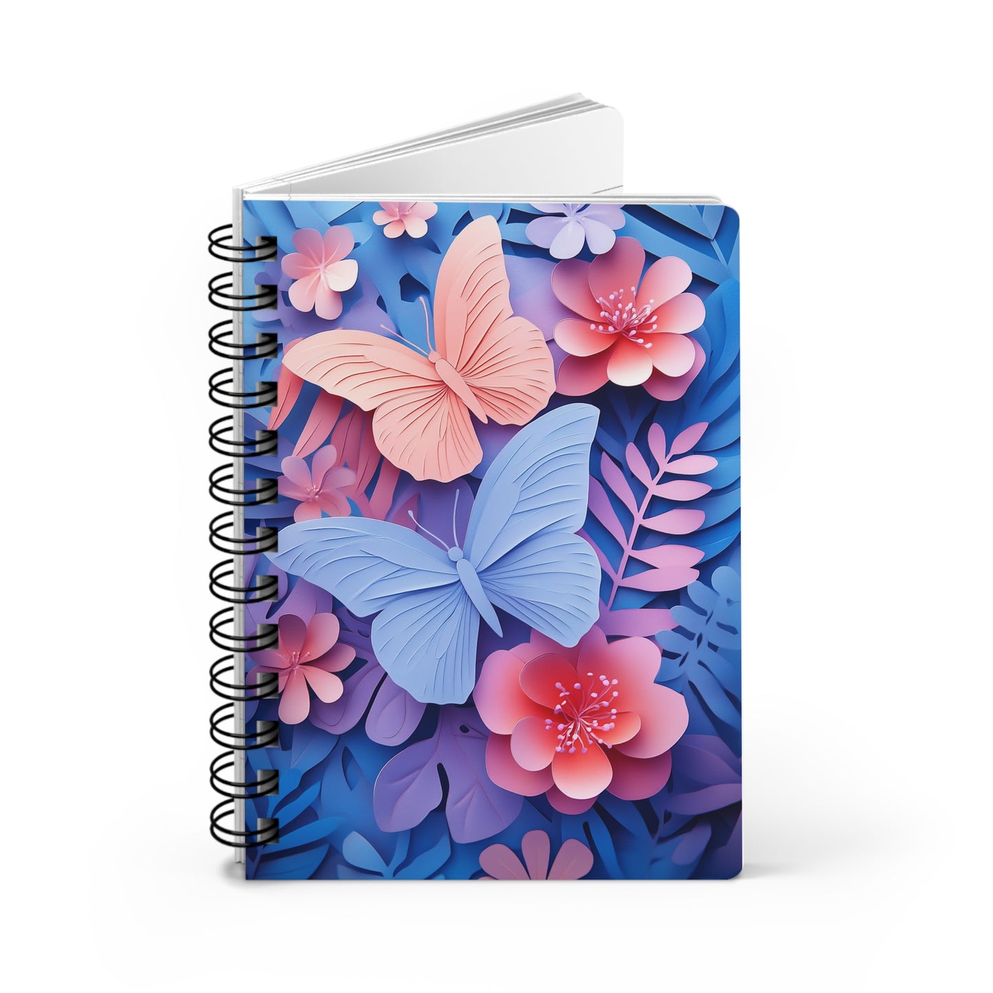 Spiral Bound Journal - Delightful Butterflies   Spiral Bound Journal - Delightful Butterflies Wishstoria