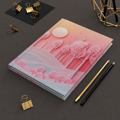 Dreamy Pink Forest - Standard Hardcover Journal   Dreamy Pink Forest - Standard Hardcover Journal Wishstoria