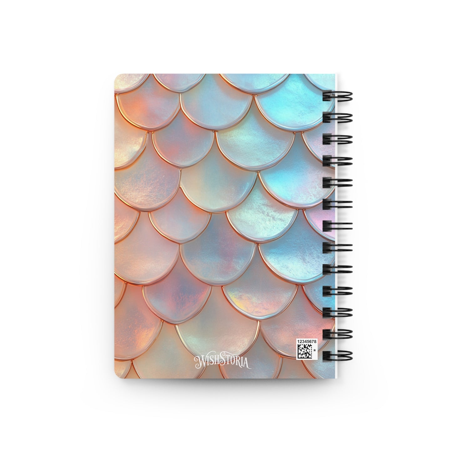 Spiral Lined Notebook - Mermaid's tail   Spiral Lined Notebook - Mermaid's tail Wishstoria