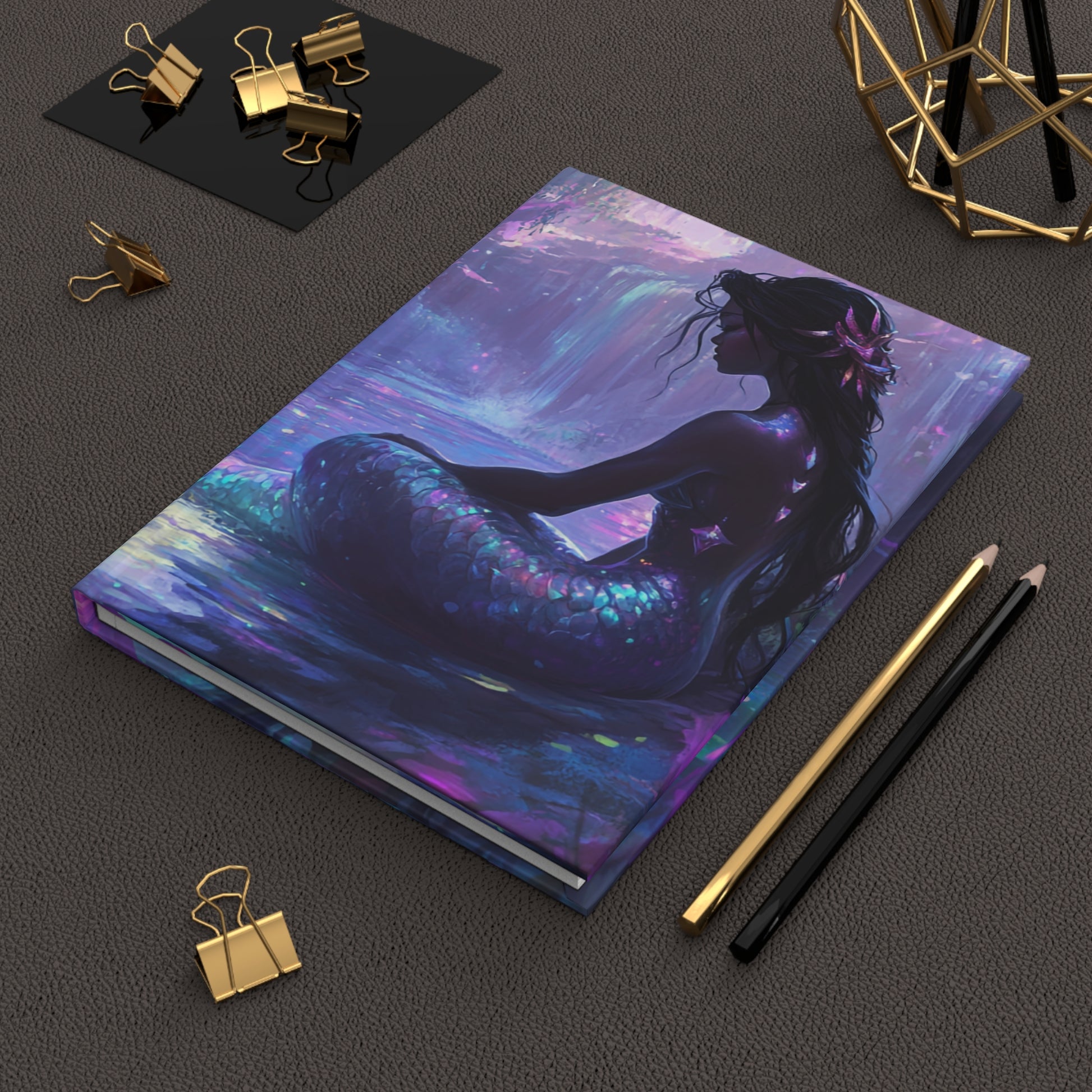 Enchanted Mermaid - Standard Hardcover Journal   Enchanted Mermaid - Standard Hardcover Journal Wishstoria