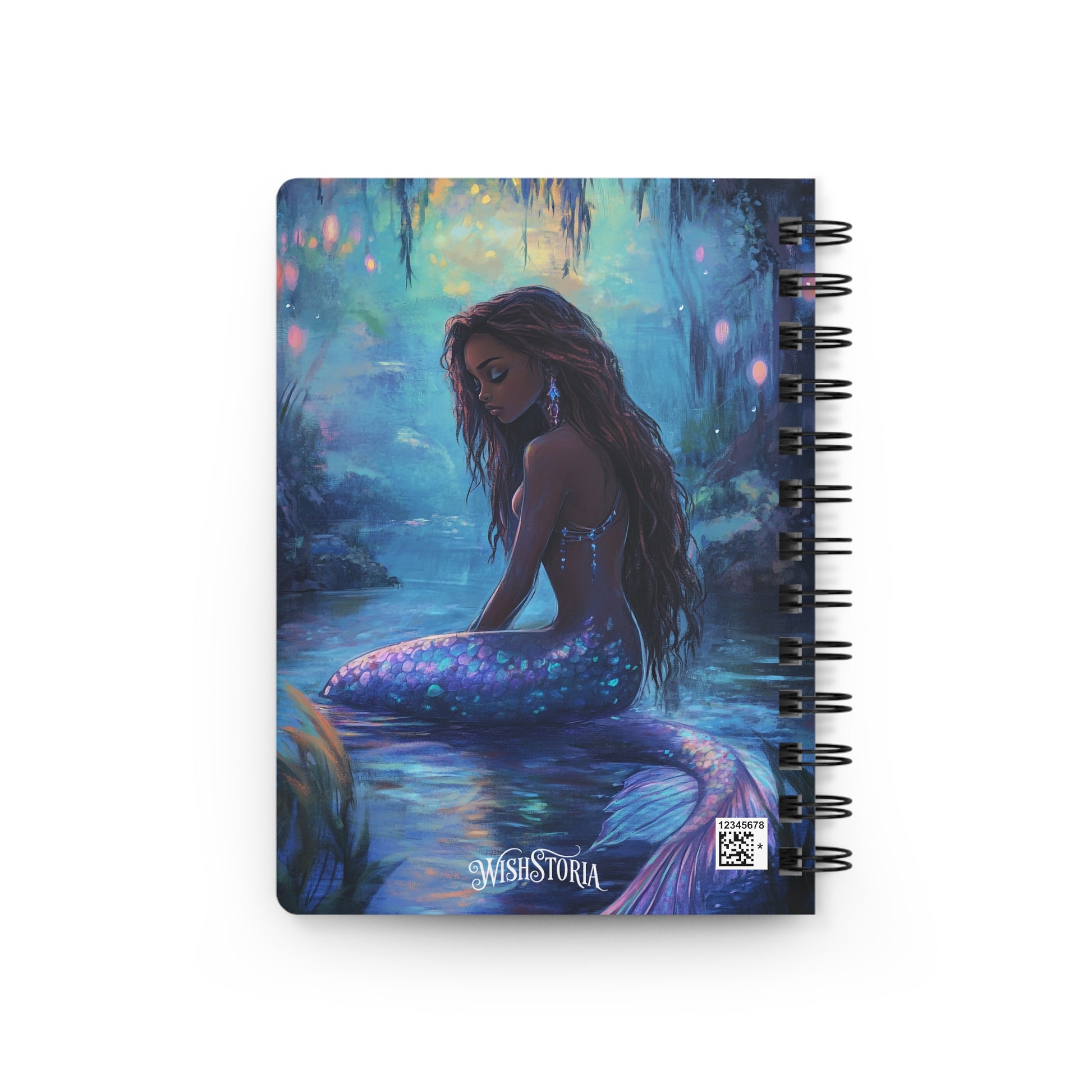 Spiral Bound Journal - Serene Mermaid   Spiral Bound Journal - Serene Mermaid Wishstoria