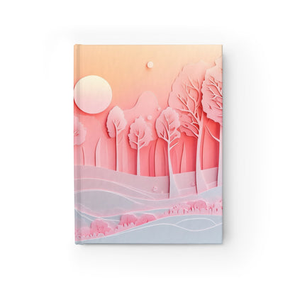 Dreamy Pink Forest - Mini Hardcover Journal   Dreamy Pink Forest - Mini Hardcover Journal Wishstoria