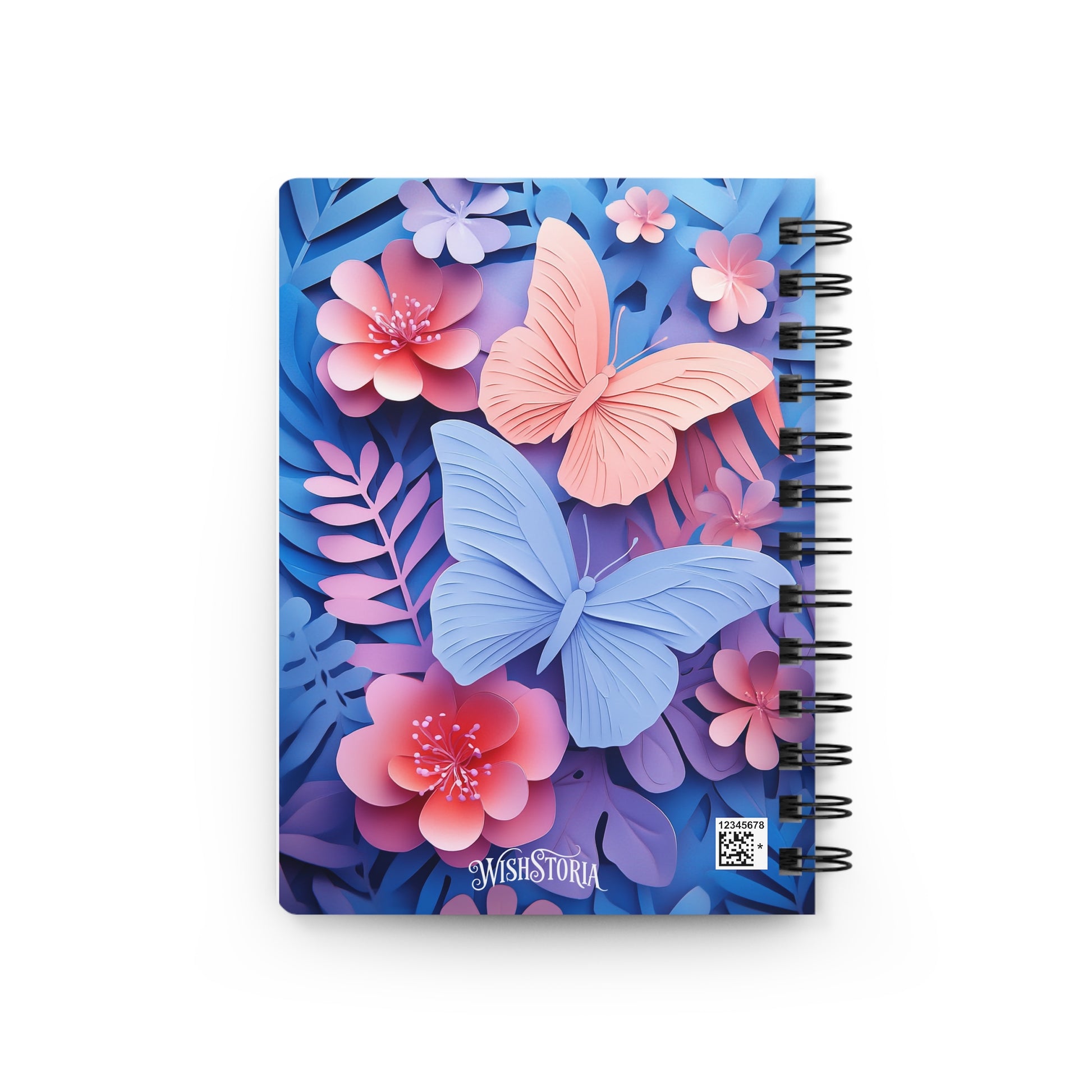 Spiral Bound Journal - Delightful Butterflies   Spiral Bound Journal - Delightful Butterflies Wishstoria