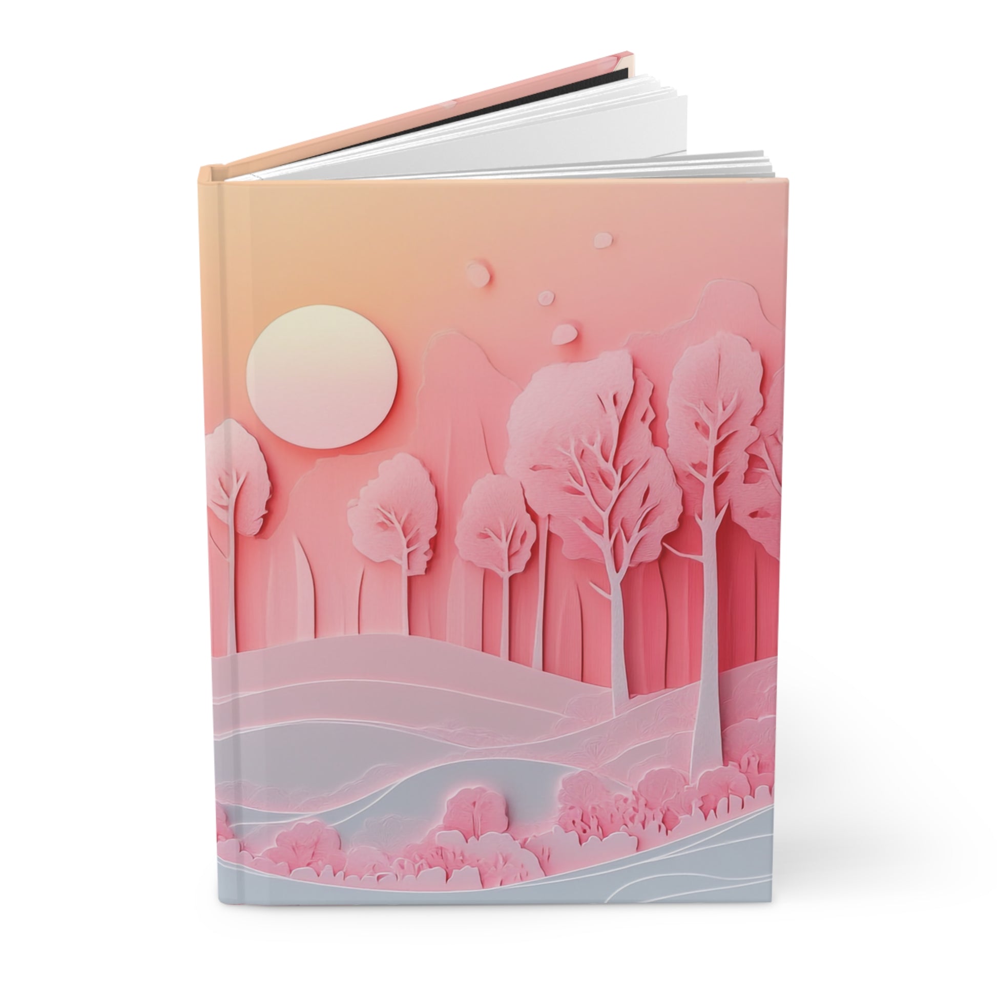 Dreamy Pink Forest - Standard Hardcover Journal   Dreamy Pink Forest - Standard Hardcover Journal Wishstoria