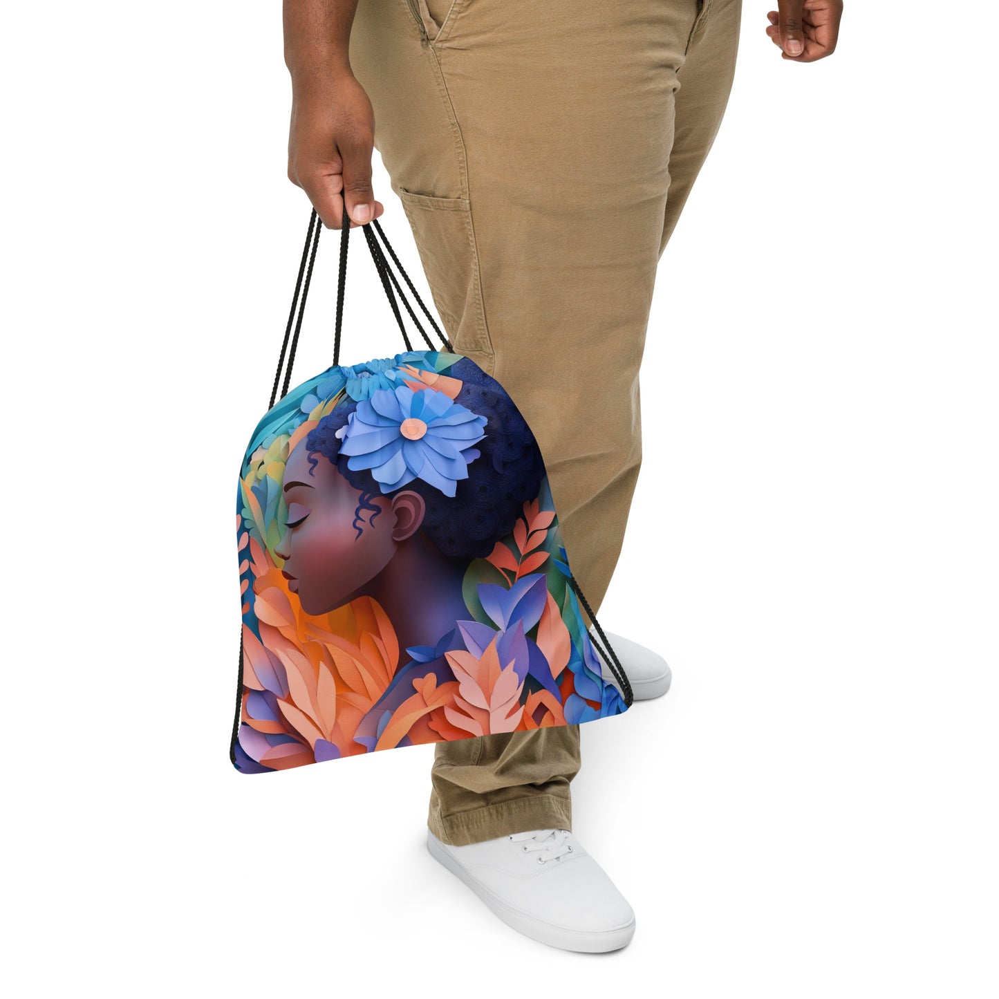 Flower Girl Drawstring bag   Flower Girl Drawstring bag Wishstoria