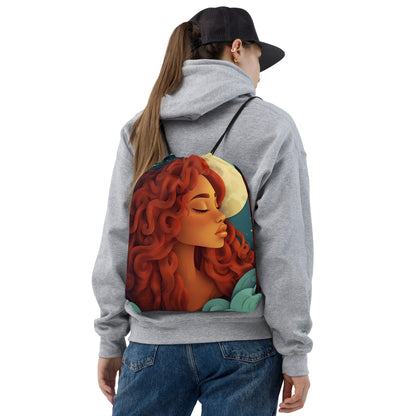 Celestial Fantasy Art Drawstring Bag 013   Celestial Fantasy Art Drawstring Bag 013 Wishstoria
