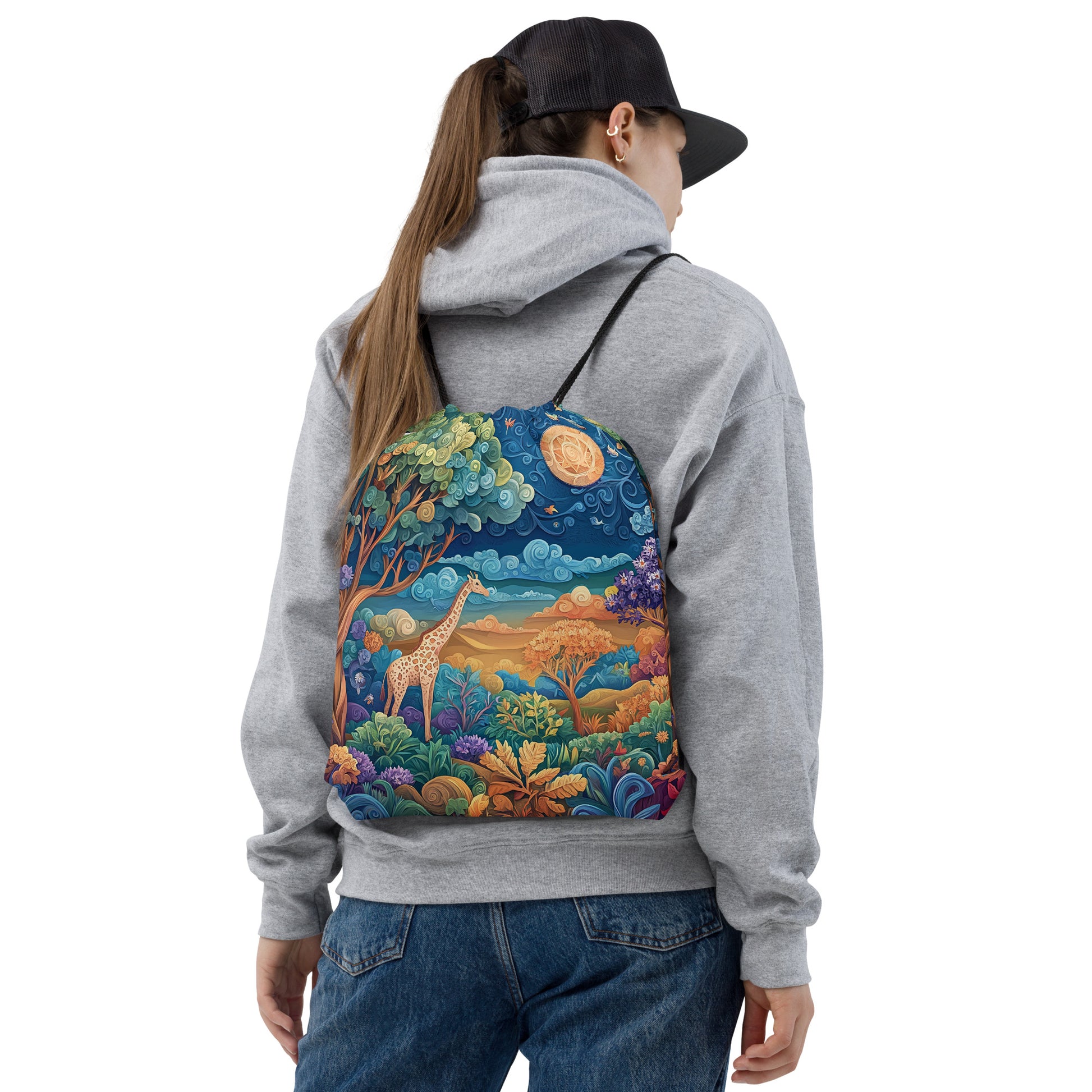 Drawstring bag   Drawstring bag Wishstoria