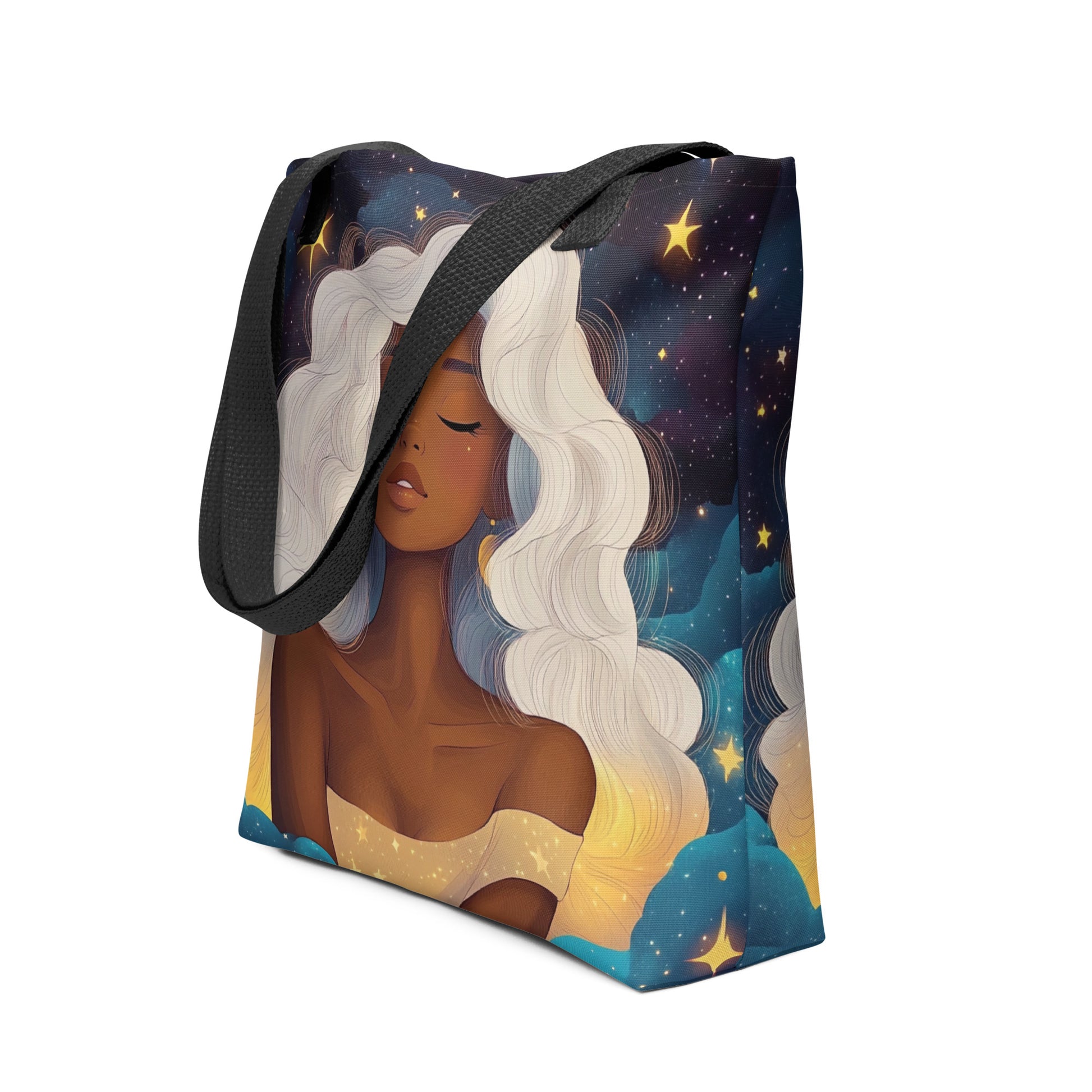 White Celestial Goddess - Tote Bag   White Celestial Goddess - Tote Bag Wishstoria