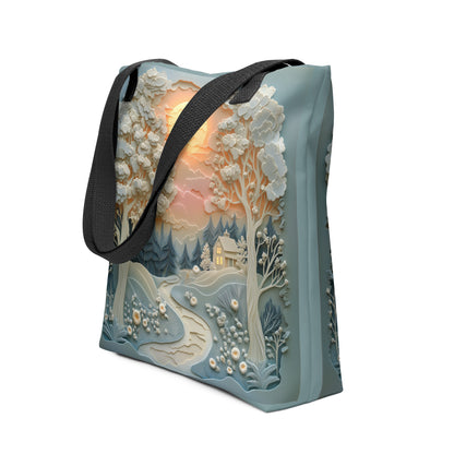 Glowing Landscape - Tote Bag   Glowing Landscape - Tote Bag Wishstoria