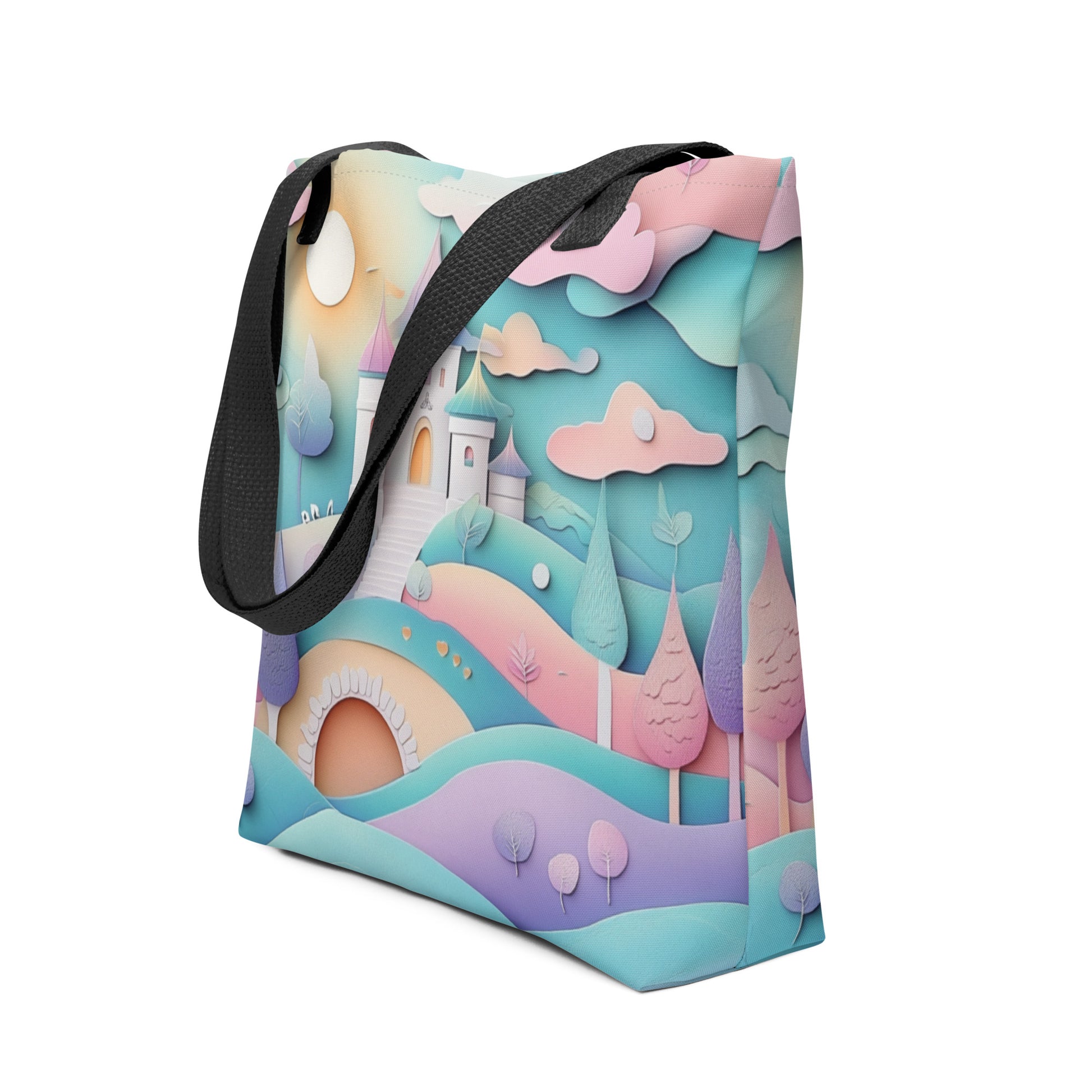 Pastel Castle - Tote Bag   Pastel Castle - Tote Bag Wishstoria