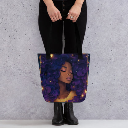 Celestial Fantasy Art Tote Bag 020   Celestial Fantasy Art Tote Bag 020 Wishstoria
