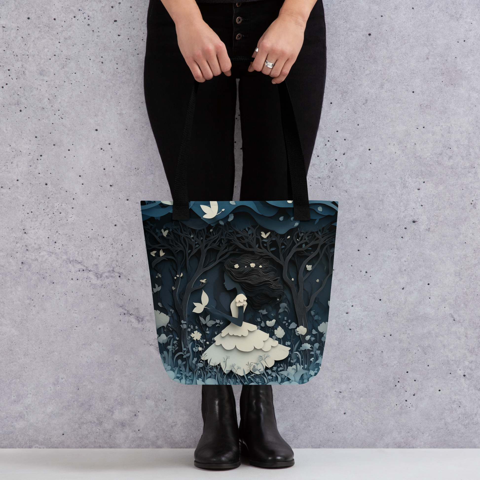 Dark Forest Tote bag 002   Dark Forest Tote bag 002 Wishstoria