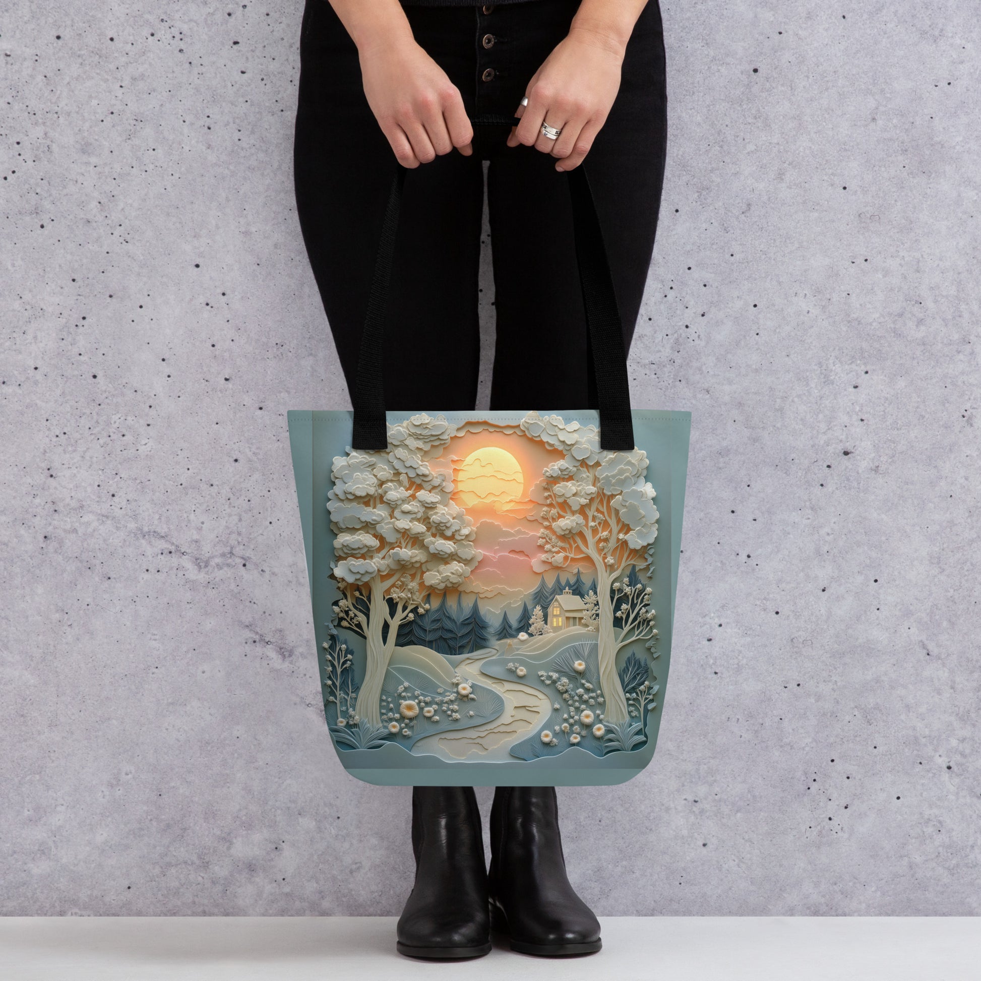 Glowing Landscape - Tote Bag   Glowing Landscape - Tote Bag Wishstoria