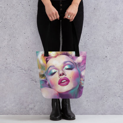 Pastel Marilyn - Tote Bag   Pastel Marilyn - Tote Bag Wishstoria