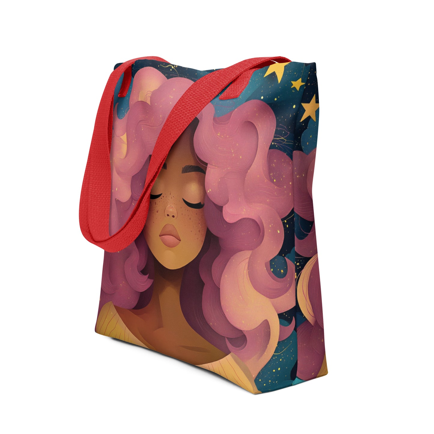 Pink Celestial Goddess - Tote Bag   Pink Celestial Goddess - Tote Bag Wishstoria