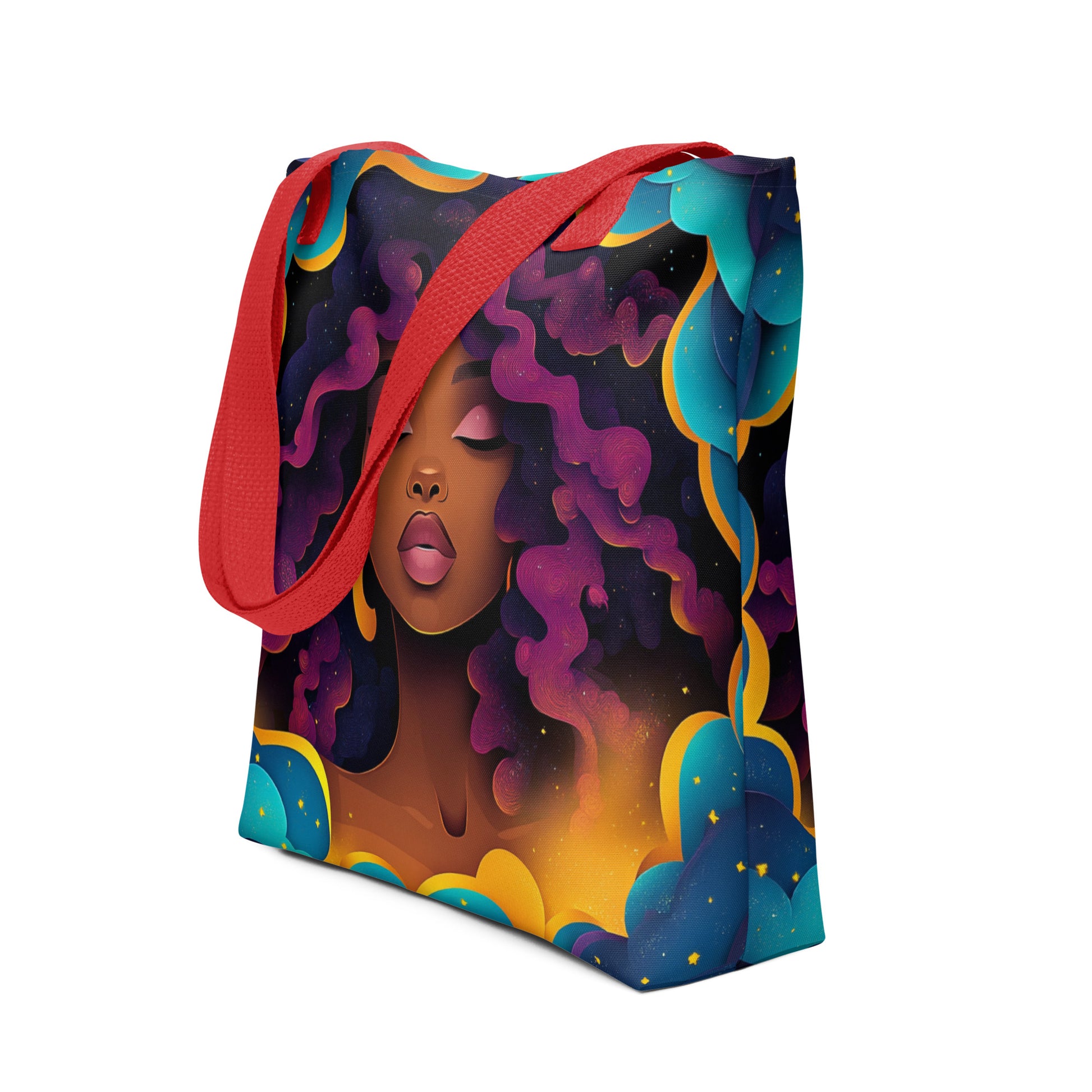 Magenta Celestial Goddess - Tote Bag   Magenta Celestial Goddess - Tote Bag Wishstoria