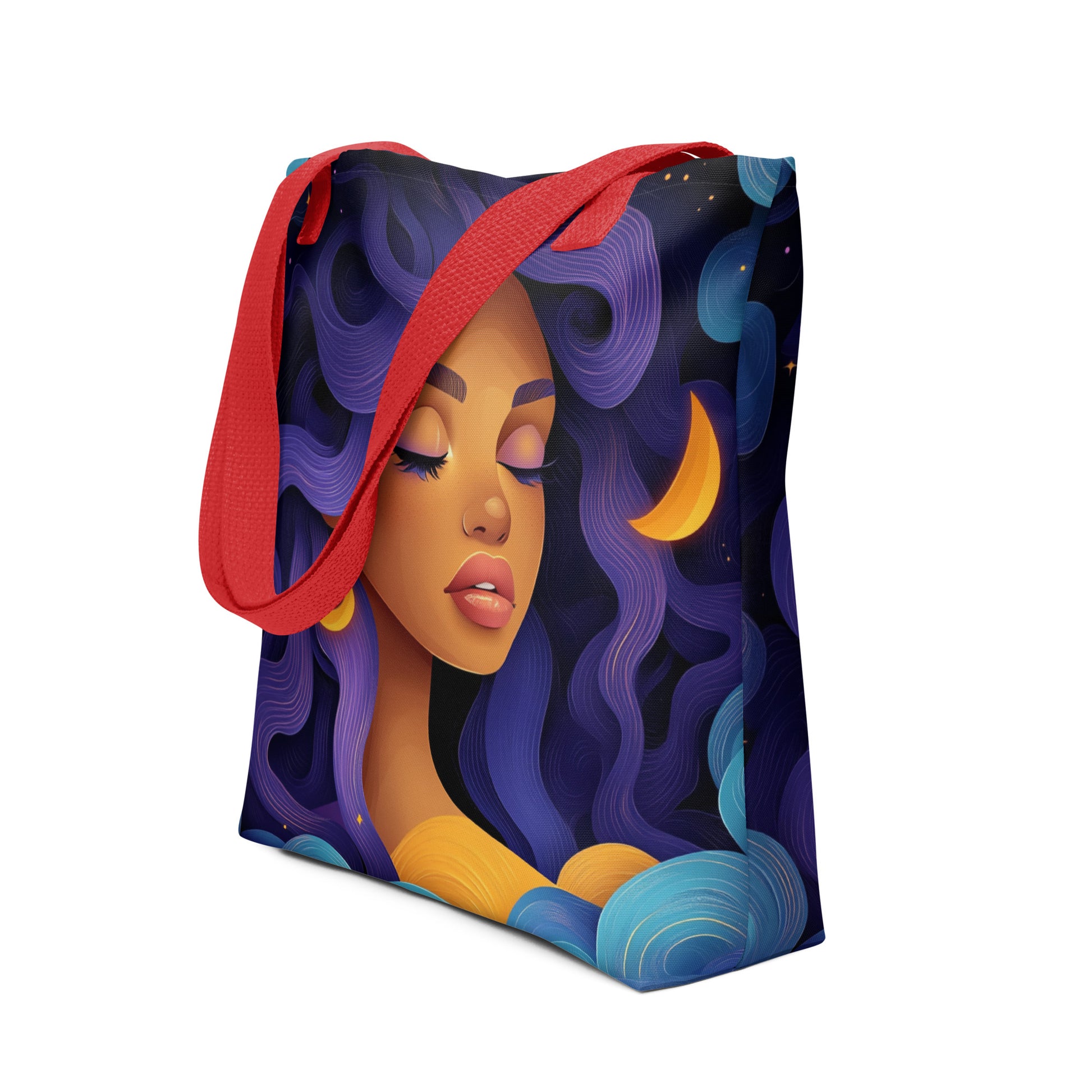 Violet Celestial Goddess - Tote Bag   Violet Celestial Goddess - Tote Bag Wishstoria