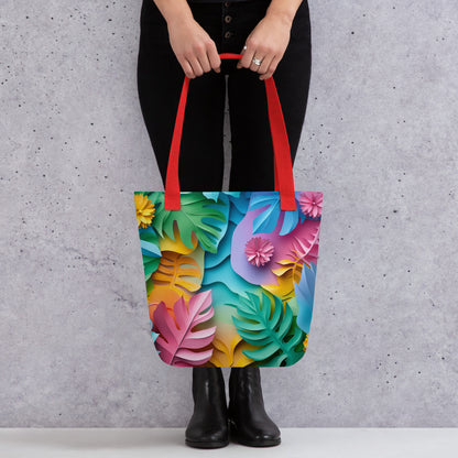 Papercut Paradise - Tote bag   Papercut Paradise - Tote bag Wishstoria