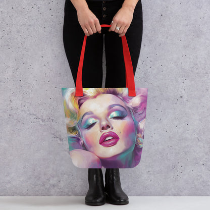 Pastel Marilyn - Tote Bag   Pastel Marilyn - Tote Bag Wishstoria