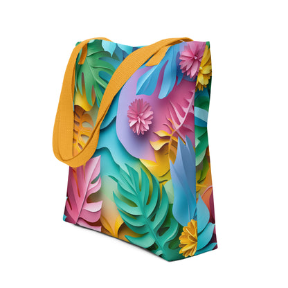 Papercut Paradise - Tote bag   Papercut Paradise - Tote bag Wishstoria