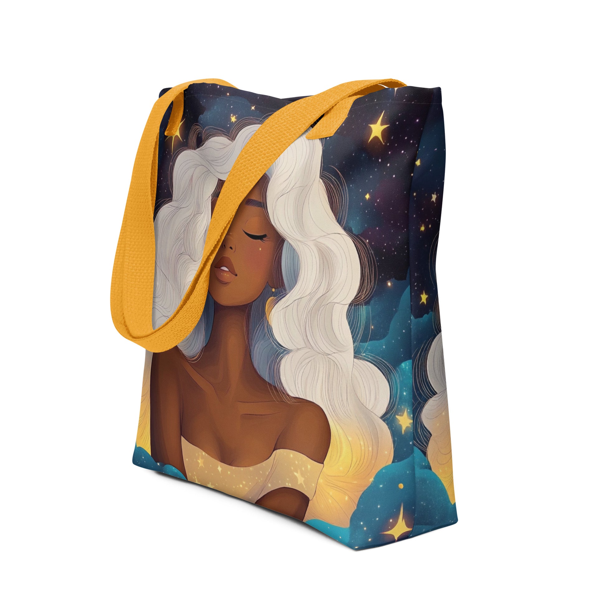 White Celestial Goddess - Tote Bag   White Celestial Goddess - Tote Bag Wishstoria