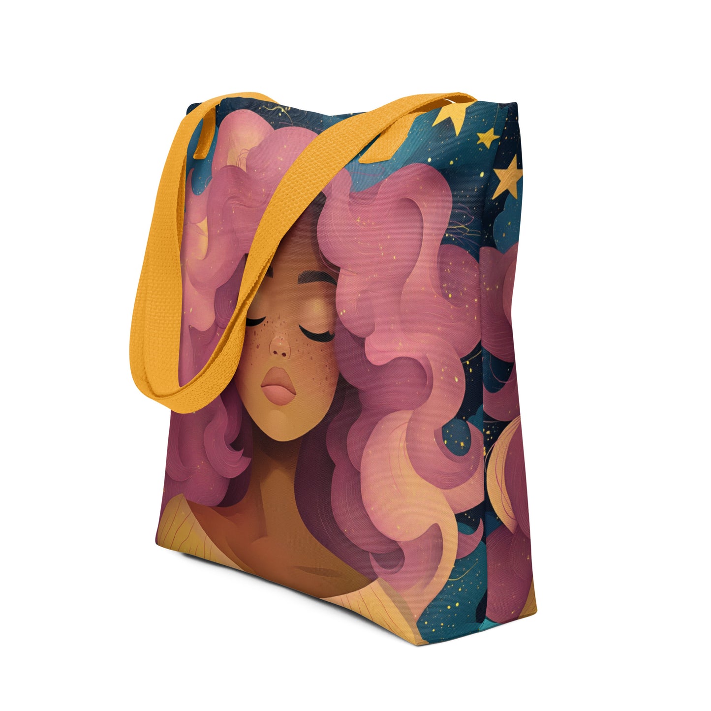 Pink Celestial Goddess - Tote Bag   Pink Celestial Goddess - Tote Bag Wishstoria