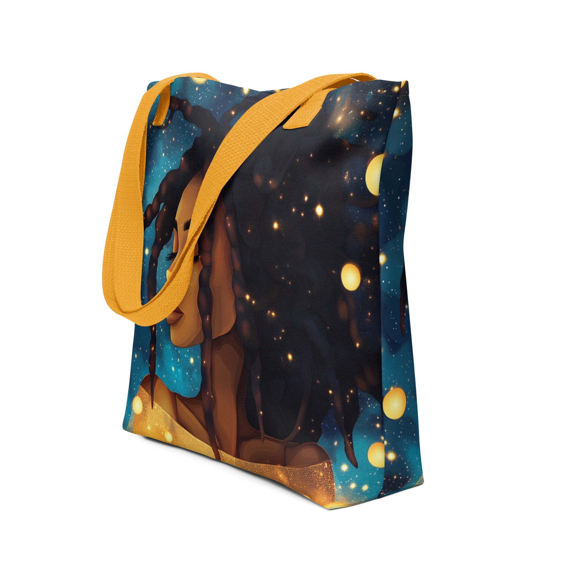 Mahogany Celestial Goddess - Tote Bag   Mahogany Celestial Goddess - Tote Bag Wishstoria