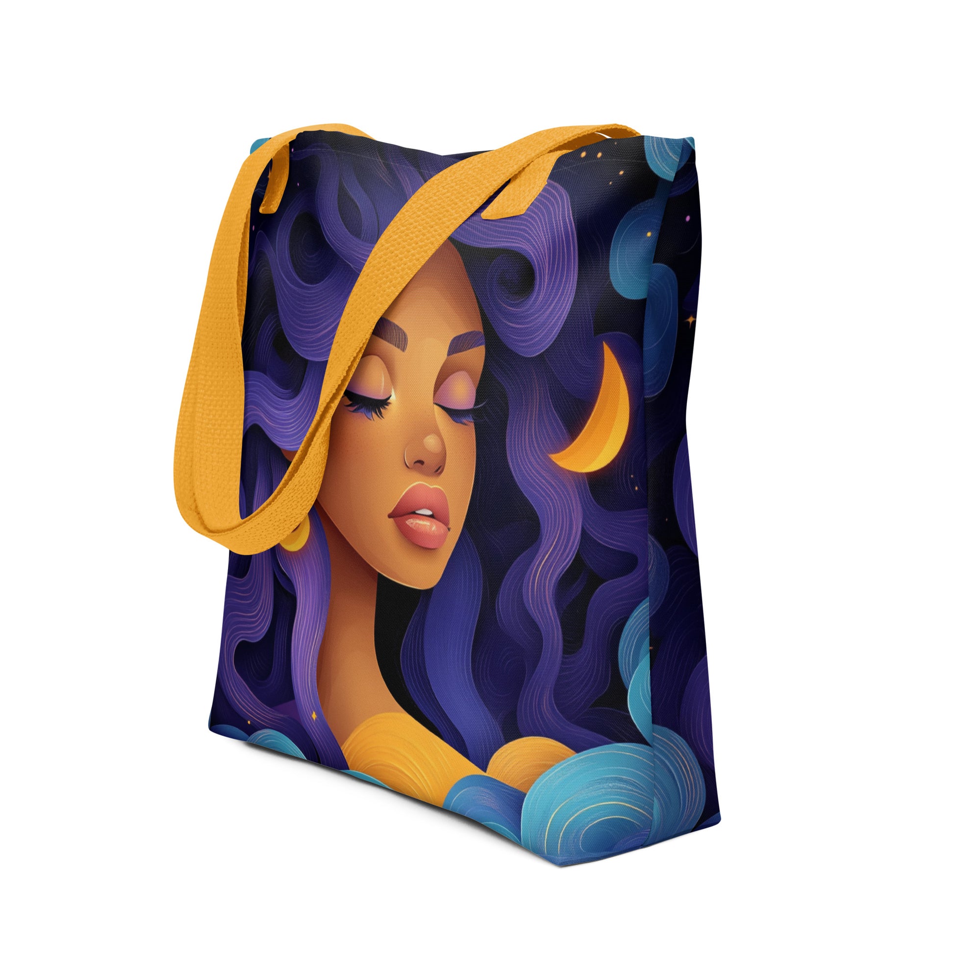 Violet Celestial Goddess - Tote Bag   Violet Celestial Goddess - Tote Bag Wishstoria