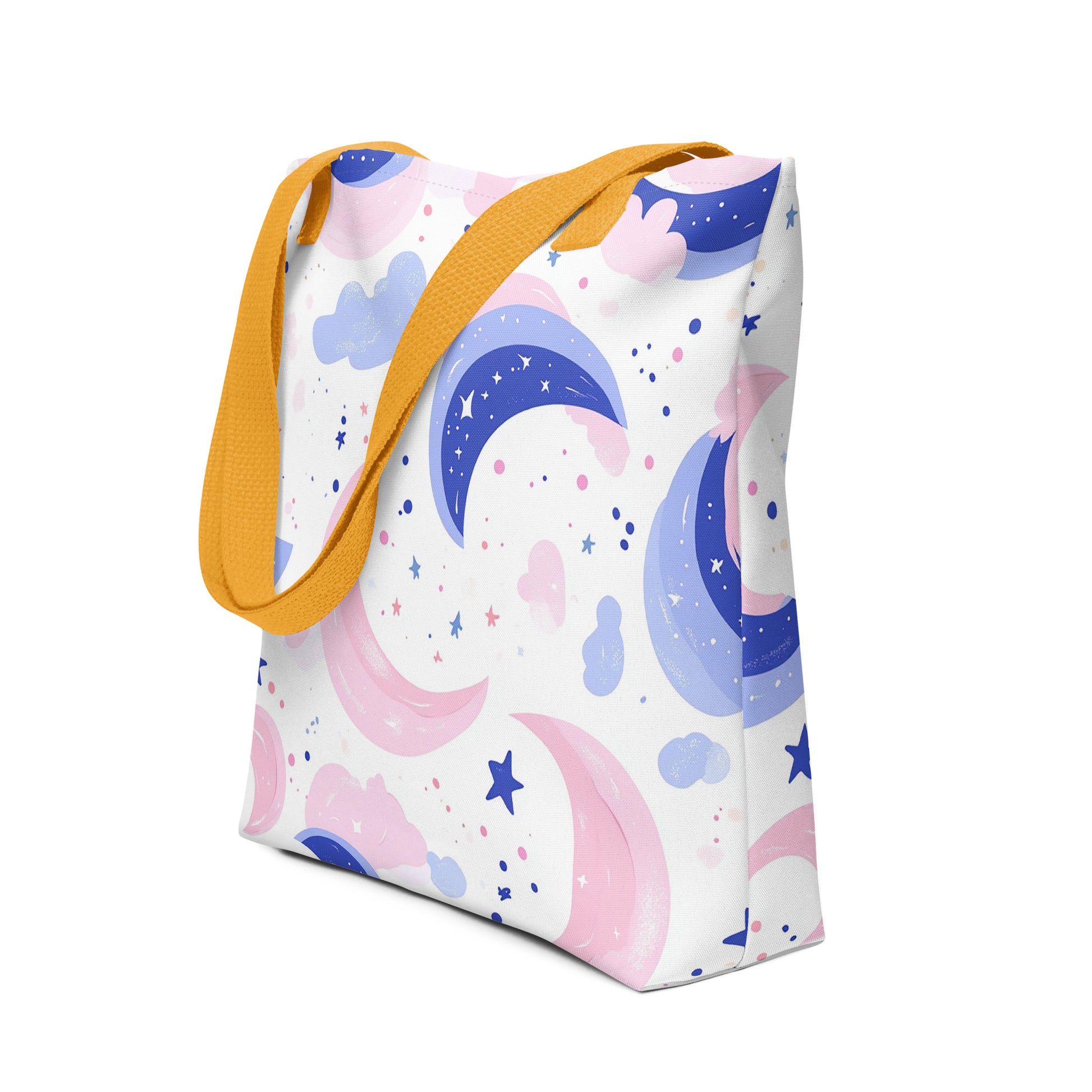 Moons and Stars Doodles - Tote Bag   Moons and Stars Doodles - Tote Bag Wishstoria