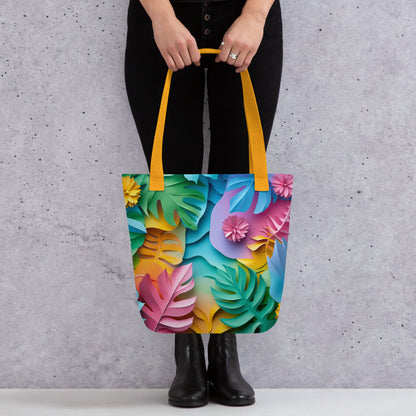Papercut Paradise - Tote bag   Papercut Paradise - Tote bag Wishstoria