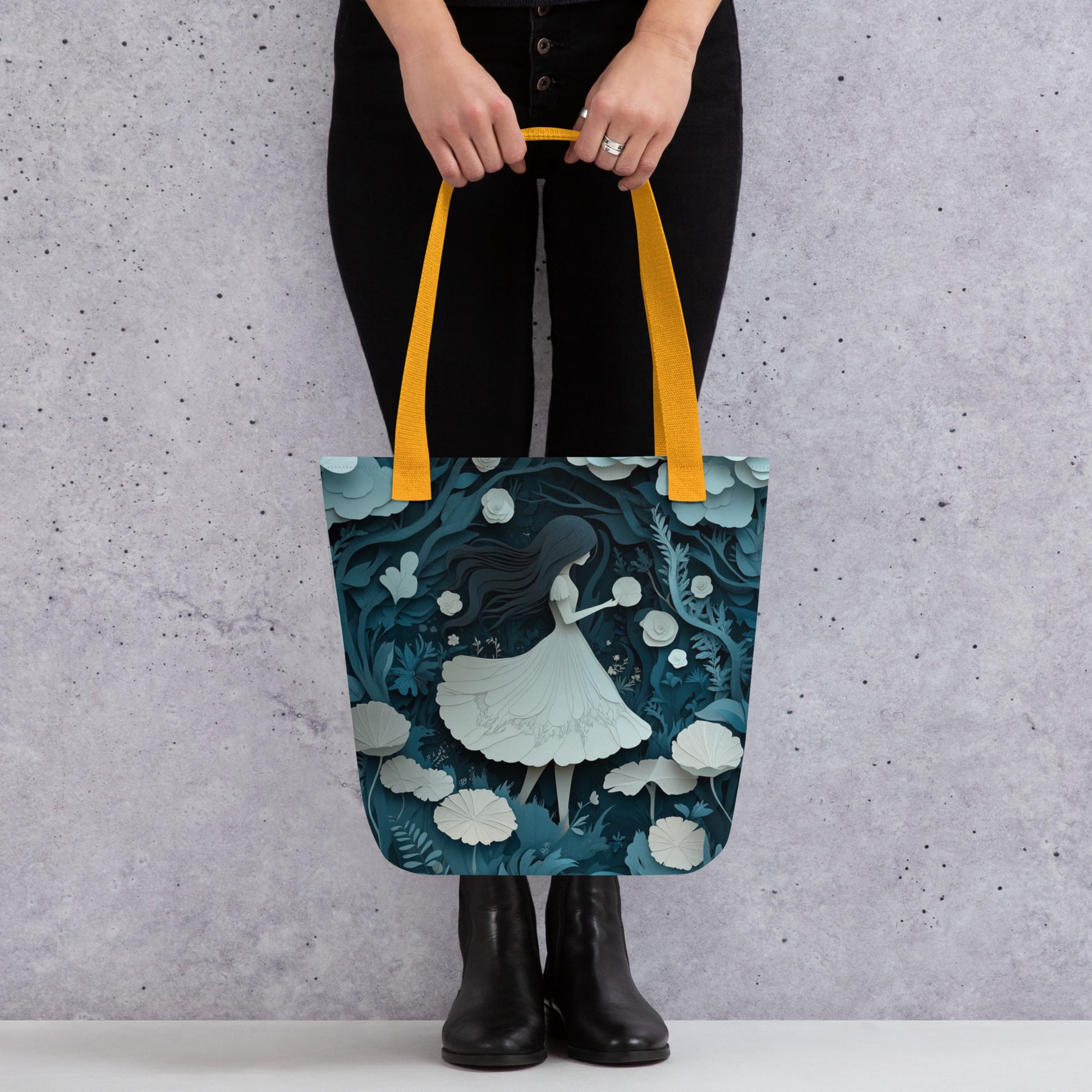 White and Blue Forest - Tote Bag   White and Blue Forest - Tote Bag Wishstoria