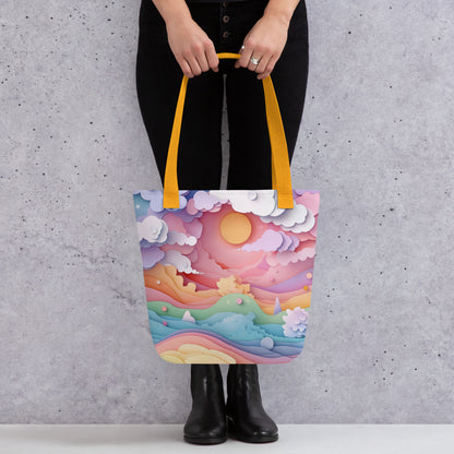 Paper Sunrise - Tote Bag   Paper Sunrise - Tote Bag Wishstoria