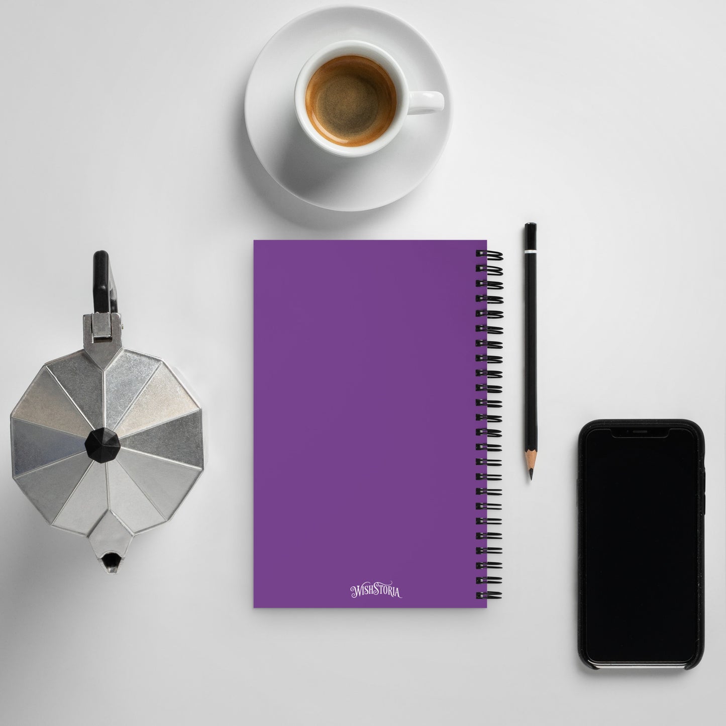 Spiral notebook - Illuminated Princess Wishstoria Stationery Store