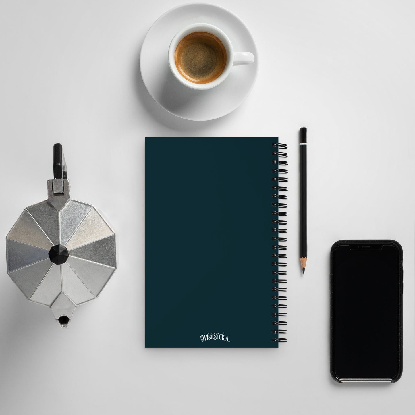 Spiral notebook - Blue Forest Wishstoria Stationery Store