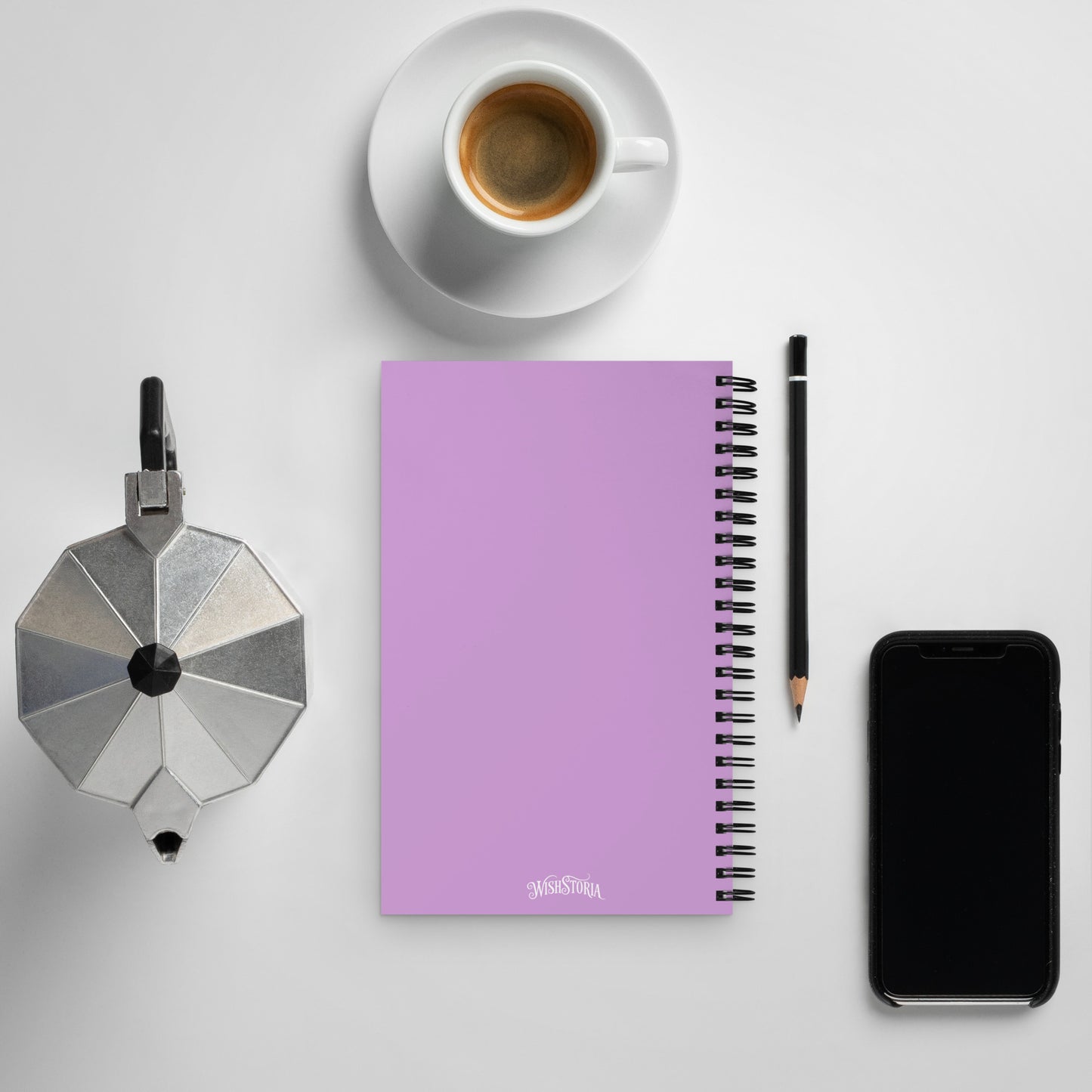 Spiral notebook - Pastel Castle - Wishstoria Stationery