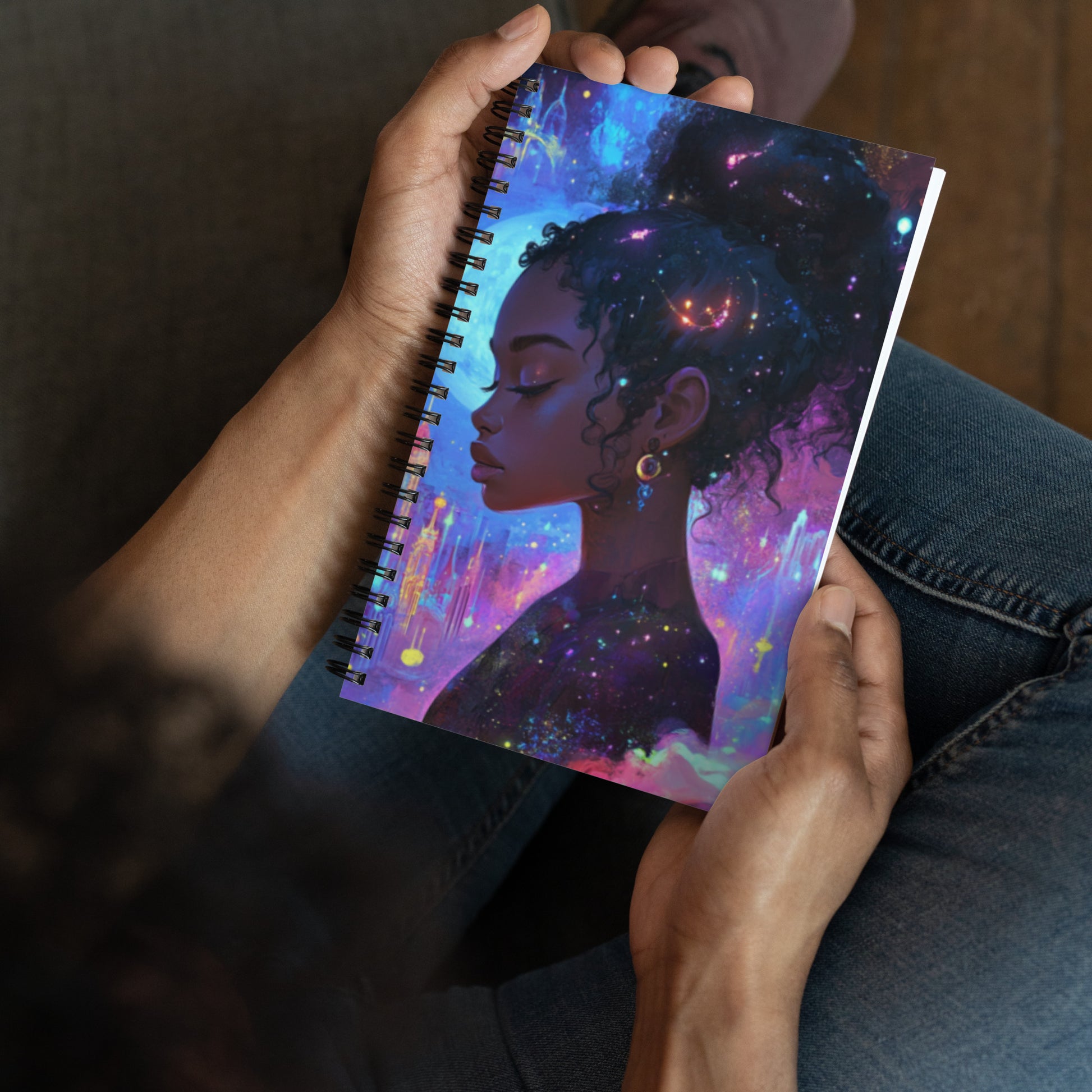 Spiral notebook - Illuminated Princess Wishstoria Stationery Store