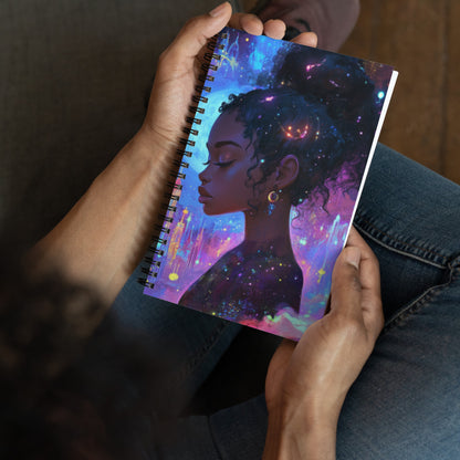 Spiral notebook - Illuminated Princess Wishstoria Stationery Store