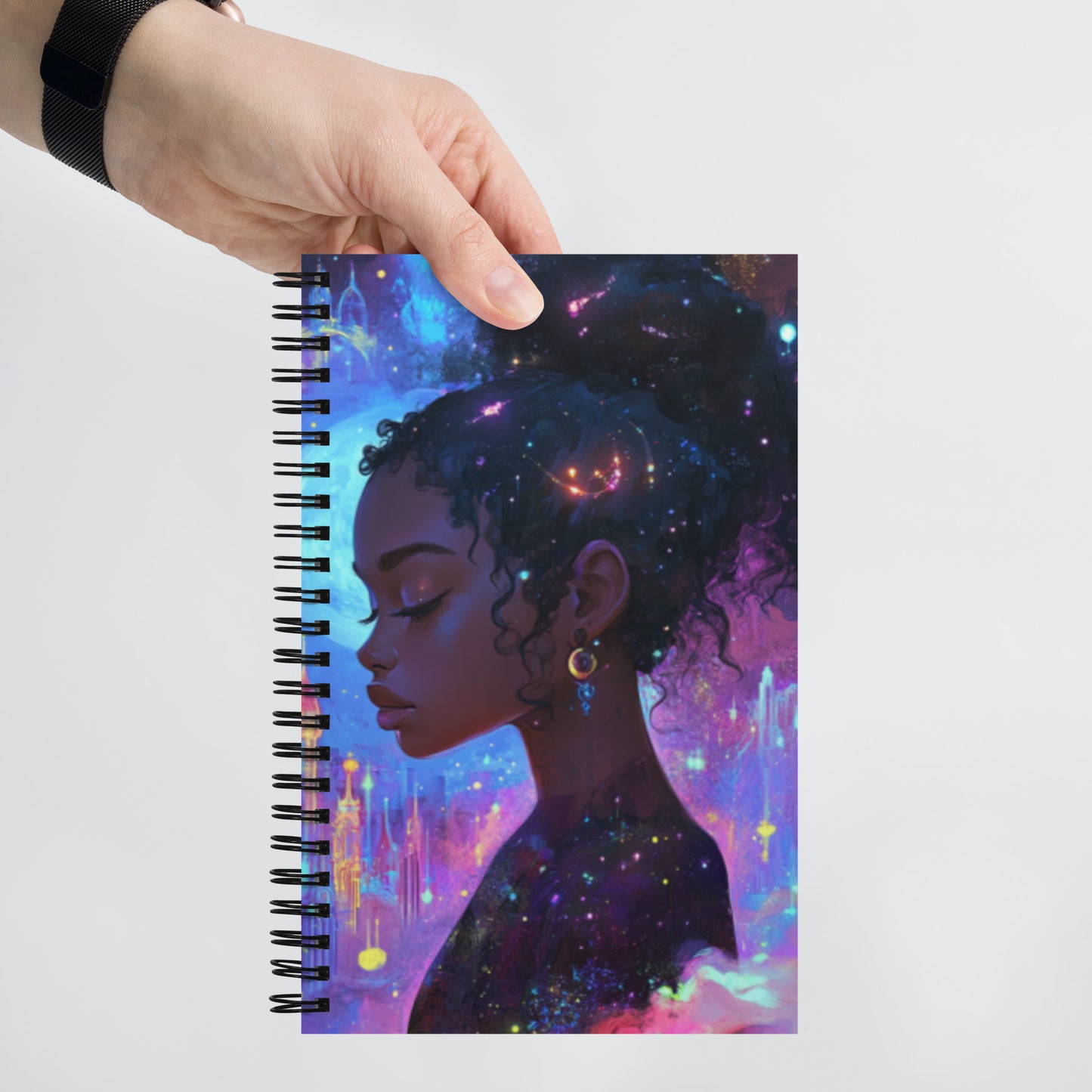 Spiral notebook - Illuminated Princess Wishstoria Stationery Store